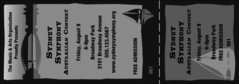 Sydney General Admission Ticket in black and white featuring views of Sydney Harbour.