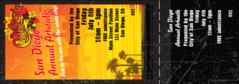 San Diego General Admission Ticket with stub