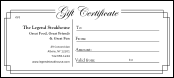 An affordable, easy gift certificate solution.