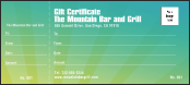 Watch your sales fly high with this all-purpose Blue Skies Gift Certificate featuring a brilliant background image and fully personalized text! You can even upload your own business image or logo to enhance advertising and sales.