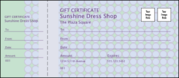 Spring and Summer are in full swing with this playful and lively Gift Certificate. Perfect for boutiques and Easter events, this Gift Certificate is fully customizable with the ability to upload your own logo!