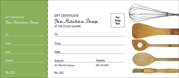 Kitchen Shop Gift Certificate with upload image