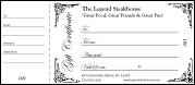 A Quick and easy gift certificate solution.