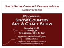 A Christmas invitation with a reindeer