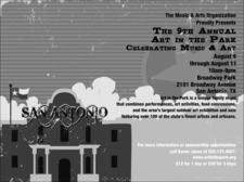 San Antonio Invitation (Black and white)