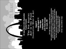 St. Louis Invitation (Black & white)