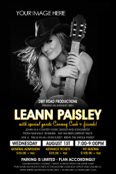 Your Photo Concert (Yellow) Poster prints on quality stock.