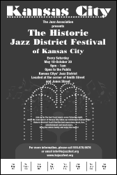 Kansas City Poster (Black & white)