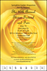 Celebrate the joy of new beginnings with a Yellow Rose Poster from TicketPrinting.com! Whether you’re hosting a baby shower, graduation party, or want to advertise a new event, Yellow Rose Posters convey feelings of friendship and renewal.