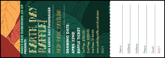 Earth Day Organic Raffle Ticket