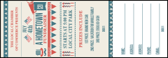 Fourth of July Hometown Raffle Ticket