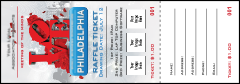 Philadelphia Rose Raffle Ticket