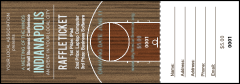Indianapolis Basketball Raffle Ticket