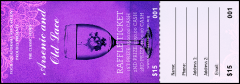 The Arsenic & Old Lace Raffle Ticket works great for any fundraiser