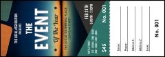 All Purpose Horizon Raffle Ticket with a perforated stub
