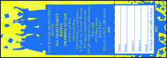Bright Ideas Graduation Raffle Ticket printed in color