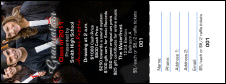 Graduation Diploma Raffle Ticket printed in full color