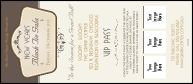 Classic Brown Pinstripe VIP Pass