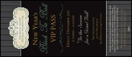 Classic Black Pinstripe VIP Pass