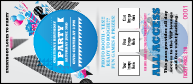 Birthday Party Geometric VIP Pass