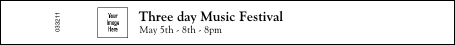 Before the doors open, before the bands set up, rest assured, you can keep your admission gate secure with a bright, easy to identify, numbered wristband for your paying guests. Add your b/w logo or a sponsor!