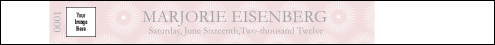 Bat Mitzvah Pink Portrait Invitation Tyvek Pro Wristband with image upload spot.