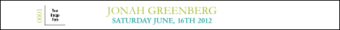 Bar Mitzvah Green and White Invitation Tyvek Pro Wristband with 1 image upload.