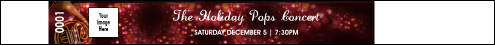 Symphony Holiday pops Tyvek Pro Wristband