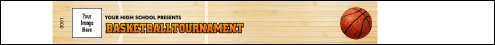Basketball Court Tyvek Pro Wristband with unique numbering.