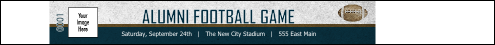 Buy custom printed wristbands for your school's football games. Tailor the Football Blue Tyvek Pro Wristband template to your event - we'll print and ship.