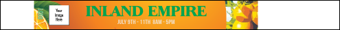 Inland Empire Tyvek Pro Wristband with 1 logo upload and customizable text.