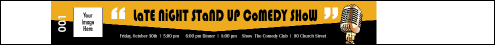 Comedy Retro Tyvek Pro Wristband with image upload