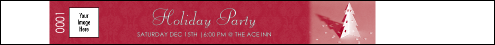 Paper Tree Red Tyvek Pro Wristband with logo upload and secure numbering.