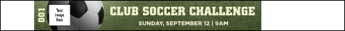 Soccer Stadium Tyvek Pro Wristband with room for custom image