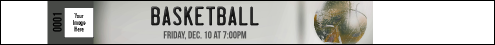 Basketball Schedule Tyvek Pro Wristband