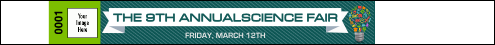 Science Fair Tyvek Pro Wristband with fun, educational design.
