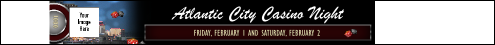 Atlantic city Tyvek Pro Wristband with 1 custom image upload.