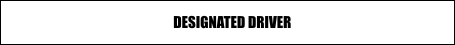 Designated Driver Tyvek Wristband