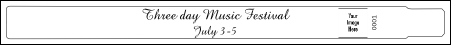 Wristband and Formal Text (2 lines) Logo