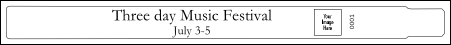 Wristband with Text (2 lines) with Logo