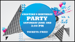 Birthday Geometric Facebook Event Cover