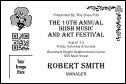 St. Patrick's Day Economy Event Badge custom prints in black and white. CSV file upload.