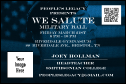 Military Ball - The Salute Economy Event Badge with logo upload and unique QR coding