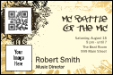 Hip Hop Concert Economy Event Badge has unique QR coding, 1 logo upload. Prints + ships fast.