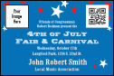 Red, White, and Blue Stars Economy Event Badge