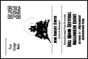 Haunted House Economy Event Badge with unique ticket barcoding.