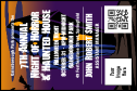 Haunted House Economy Event Badge with unique ticket barcoding and charmingly spooky design.
