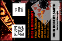Casino Night Economy Event Badge with unique QR coding and a spot to add your logo.