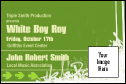 Hip Hop Green Economy Event Badge with logo upload and batch customization via CSV file.