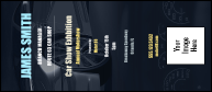 Car Show Speed Dial VIP Event Badge Large with image upload and customizable text.